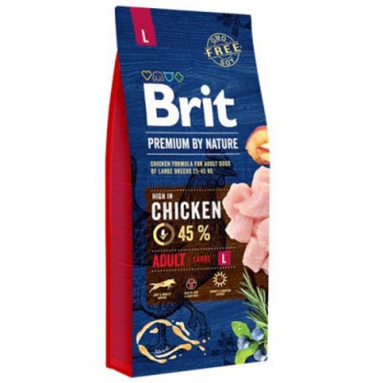 Brit Premium Large Tavuklu Büyük Irk Köpek Maması 15 Kg Brit Premium Large Tavuklu Büyük Irk Köpek Maması 15 Kg
