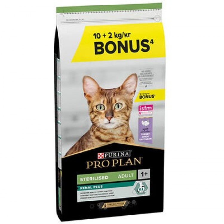 Pro Plan Kısırlaştırılmış Hindi Etli Kedi Maması 10 + 2 Kg Pro Plan Kısırlaştırılmış Hindi Etli Kedi Maması 10 + 2 Kg