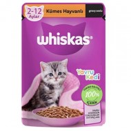 Whiskas Junior Pouch Kümes Hayvanlı Yavru Kedi Yaş Maması 85 Gr