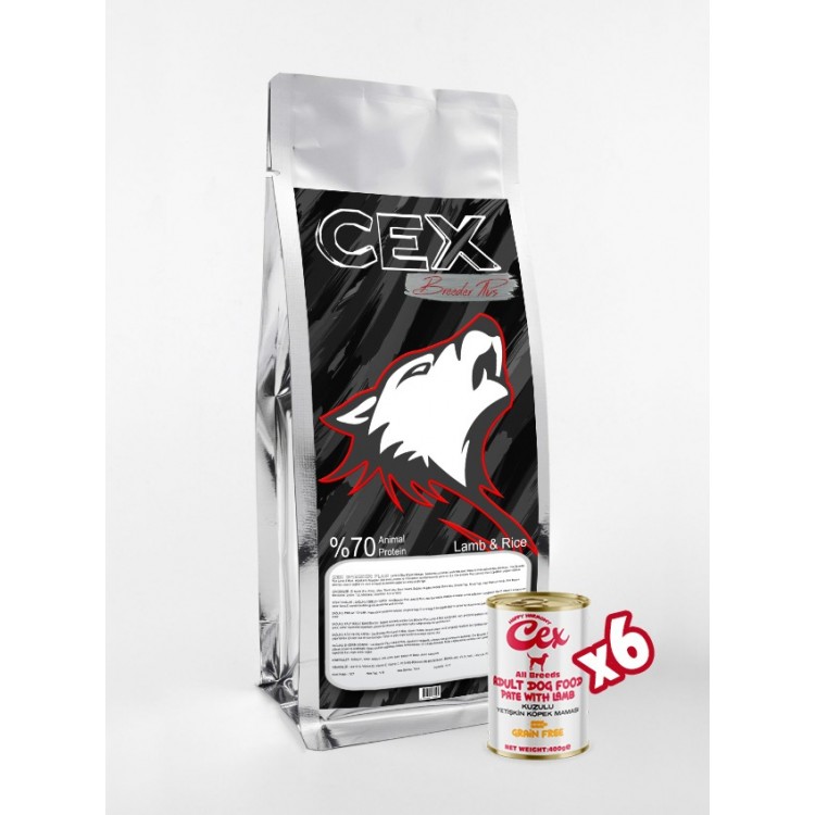 Cex Breeder Plus Adult Lamb Kuzu Etli Köpek Maması 15 Kg