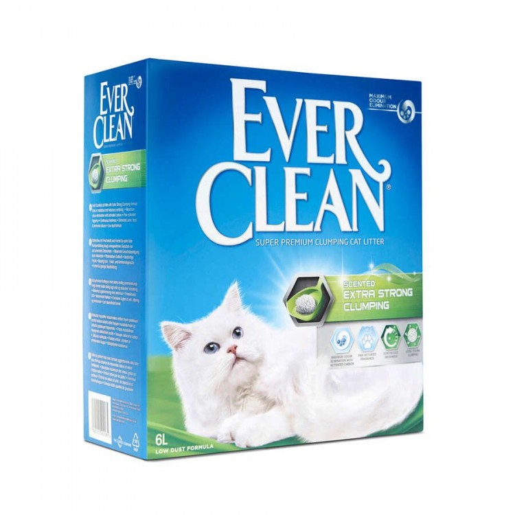 Ever Clean Extra Strong Scented ( Ekstra Güçlü ) Kokulu Kedi Kumu 6 Lt