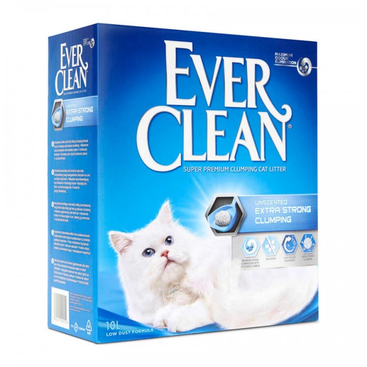 Ever Clean Extra Strong Unscented Ekstra Güçlü Kokusuz Kedi Kumu 10 Lt