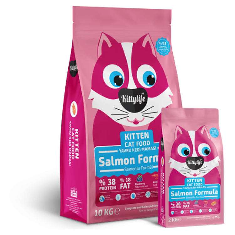 KITTYLIFE SOMONLU YAVRU KEDİ MAMASI 10KG
